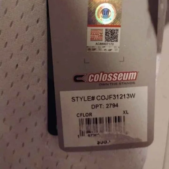 Colosseum White and Black UCF Women's Top - Picture 4 of 4